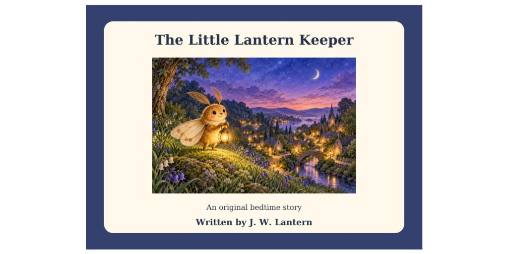 The Little Lantern Keeper by J. W. Lantern